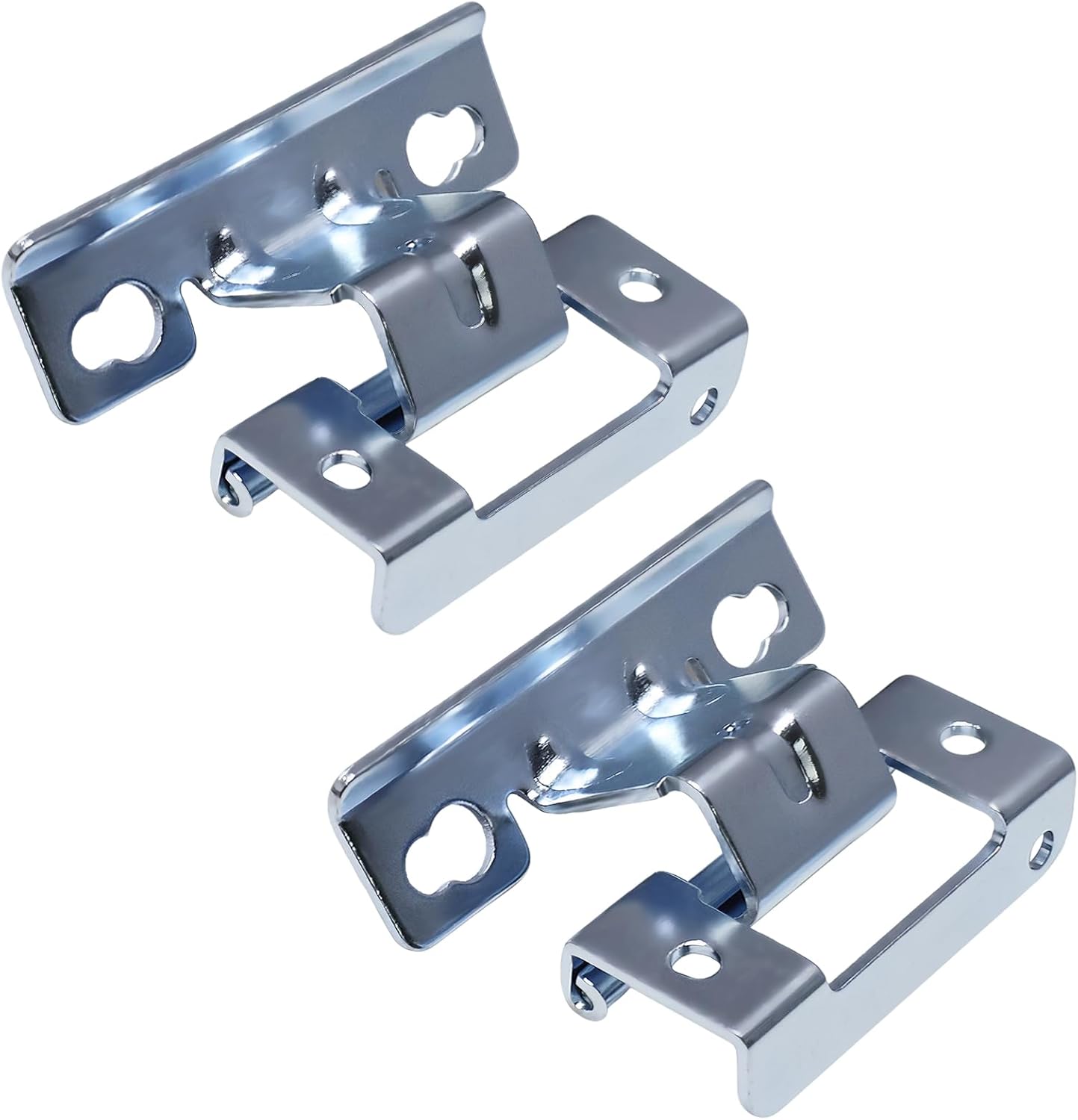 WE01X25317 Dryer Door Hinge WE01X25317 Door Hinge Fits for GE Hotpoint 4466992 AP6032615 PS11763047 EAP11763047 (Silver 2PC)