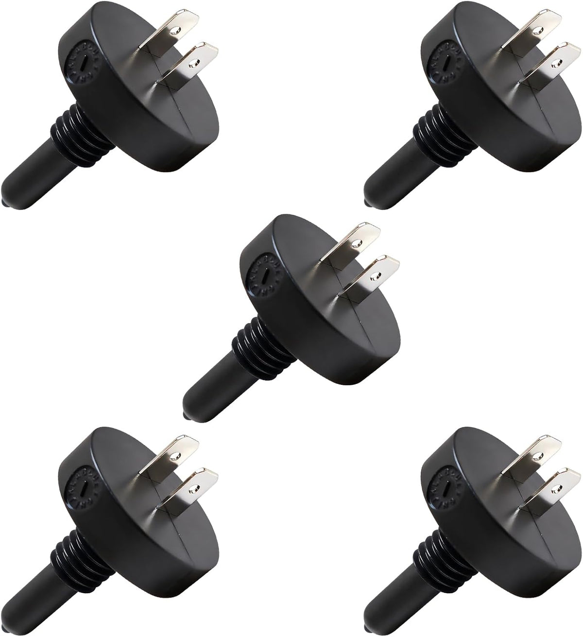 M414704 Washer/Dryer Thermistor Compatible with Alliance, Speed Queen, Huebsch Washer/Dryer M411758 TU20784 (Black 5PC)