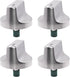 W11517334 Range Knob Compatible with Whirlpool Replaces Gas Range Oven Knob 4962305 W10850033 W11122869 W11458842 (4-Pack) The Edge of The Foot is Green or White