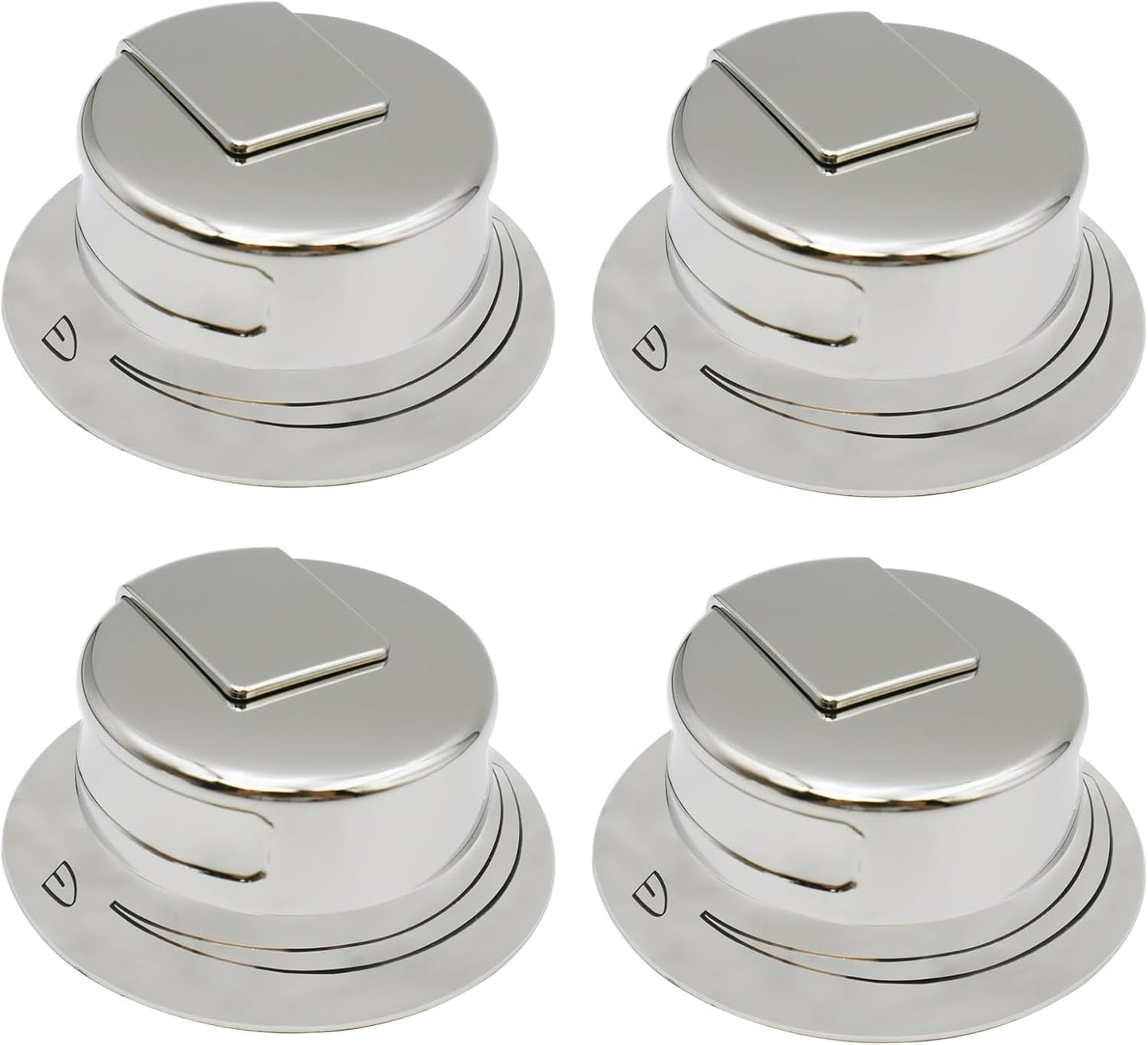 4 pcs 318569904 Range knob cooktop Burner knob Compatible with Electrolux Frigidaire Replace PD00061227 3514026 AP5809436 PS9495257 EAP9495257
