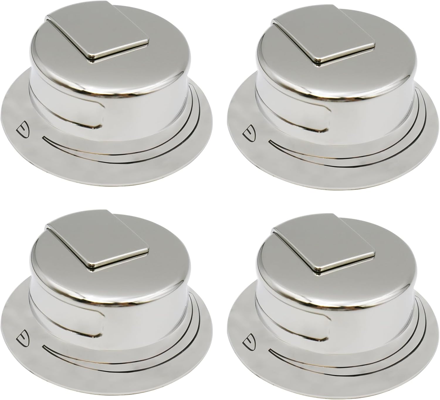 4 pcs 318569904 Range knob cooktop Burner knob Compatible with Electrolux Frigidaire Replace PD00061227 3514026 AP5809436 PS9495257 EAP9495257