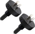 M414704 Washer/Dryer Thermistor Compatible with Alliance, Speed Queen, Huebsch Washer/Dryer M411758 TU20784 (Black 2PC)