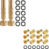 4" Twist Hose Nozzle + Garden Hose Quick Connector