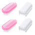 4PCS Nail Brush, Double Sided Nail Scrubber Brush, Soft Stiff Bristles fingernail Cleaning Brush, Angle Nails Toes Cleaning Brush for Men Women