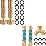 4" Twist Hose Nozzle + 2 Way Hose Splitter with Hose Extension