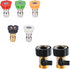 Pressure Washer Nozzle Tips and Heavy Duty Brass Shut Off Valve Garden Hose Connector, Set of 2