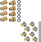 Garden Hose Repair Connector with Clamps + Hose Repair Kit
