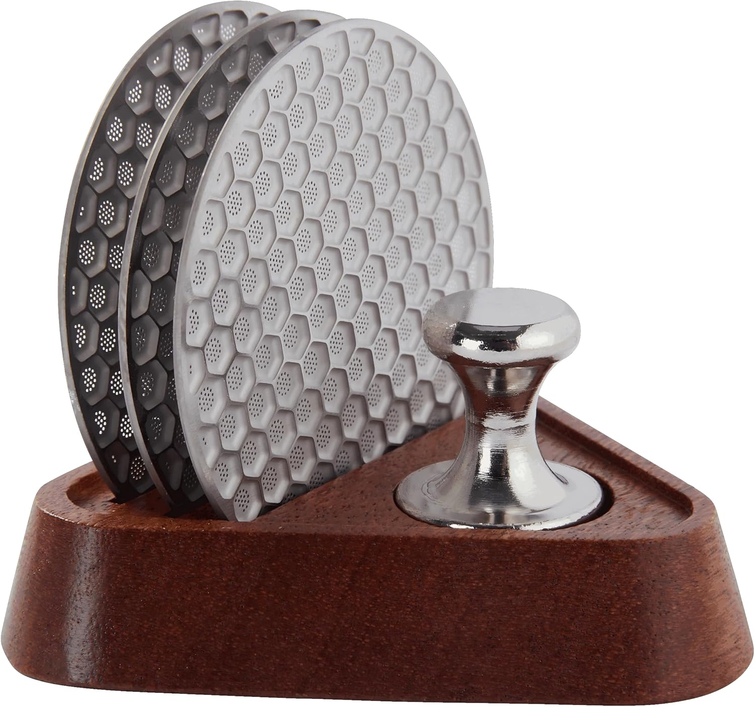 3cps 53.5mm Puck Screen 316 stainless steel Reusable Filter for Espresso Portafilter for Breville Barista Express(BES870) Pro Touch Bambino Infuser