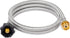 Propane Hose Adapter & 5 FT Braided Hose for Buddy Heaters, Coleman Stoves, Blackstone 17" 22" Tabletop Griddle, Char-Broil Portable Grills, Weber Q Grills- Converts 1 lb to 20 lb Cylinders