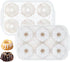 Mini Fluted Tube Pan with Metal Reinforced Frame, 6-Cavity Silicone Nonstick Small Cake Molds 2Pcs for Chocoflan, Donuts, Cornbread, Brownies, Jellies BPA Free