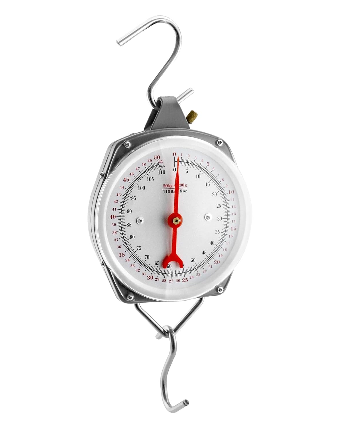 Precision Hanging Scale, 110lbs / 50kg Capacity, Dual Unit, Heavy Duty