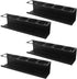 Heavy-Duty Aerosol Spray Can Holder Rack Organizer, Steel, Powder-Coated, Holds 20 Cans, 4 Pcs, Multipurpose Wall, Toolbox, Cart Mount, No Assembly Required