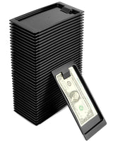 Black Check Holders, 36 Pcs Check Presenters Trays, Check Tip Holder for Receipts, Cash, Credit Cards, Used in Restaurants, Cafes, Bars, Hotels and Dining
