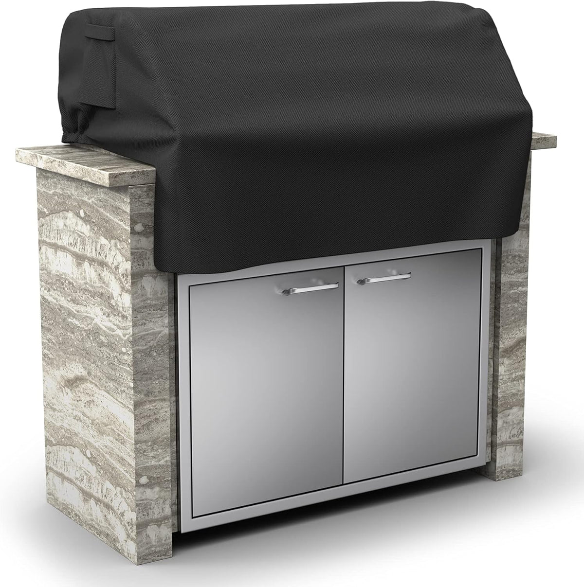 38'' Built-in Grill Cover for Coyote, DCS, Jenn-Air, KitchenAid, and Lynx, Waterproof & Windproof Island Grill Top Cover, 38" W x 28" D x 24" H
