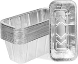 50-Pack Grease Cup Liners for Blackstone 28, 30, 36, 17, 22 Inch Griddle with Rear Grease Cup, Disposable Aluminum Foil Drip Pan, 8 x 3.7 Inch, 5017