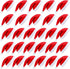 28 Pieces Christmas Red Santa Hat Xmas claus Santa plush Hat Non-woven Fabric costume hat for kids adult Christmas (12.6 x 15 Inch)