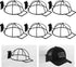 6 Pcs Slat Wall Hat Display Wire Headwear Rack Slatwall Accessories Metal Retail Display Racks for Baseball Hats Beanies Wigs Organization, Home, Retail Store, Warehouse(Black)