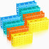 8 Pcs Test Tube Rack 4 Way 0.5ml/ 1.5ml/ 10ml/ 15ml/ 50ml Interlocking Multi PCR Tube Rack Stand Plastic Polypropylene for Centrifuge Lab Scientific Experiments Supplies
