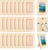 24 Pcs Unfinished Wooden Craft Frames for 3" x 5" Photos DIY Photo Frames Paintable Picture Frames Wood Frames for DIY Painting Project Thanksgiving School Classroom Crafts