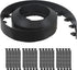 Landscape Edging Kit, 40-Foot Long, 3-Inch Tall, No Dig Garden Edging Border for Flower Beds, Tree Rings, Pathways, Includes 40 Spikes