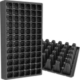 10 Pack 72 Cell Seed Starter Trays, 1.75" Deep Plug Tray for Seedlings, Thick Seedling Trays with Drainage Holes, Fit Standard 1020 Drip Tray