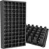 10 Pack 72 Cell Seed Starter Trays, 1.75" Deep Plug Tray for Seedlings, Thick Seedling Trays with Drainage Holes, Fit Standard 1020 Drip Tray