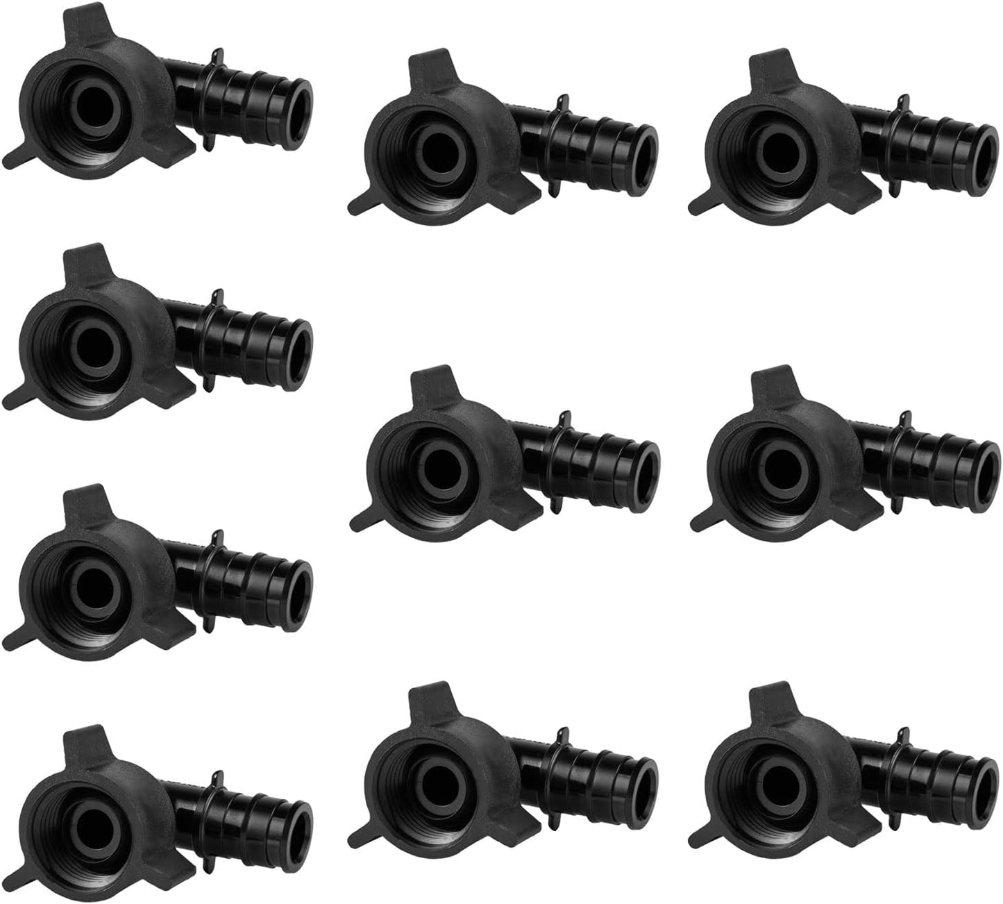 (Pack of 10)  Poly PPSU Pex-A Expansion Fitting 1/2" X 1/2" Female NPT Swivel Elbow Adapter,(PPSU1960047)