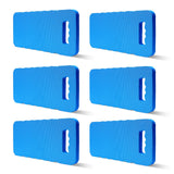 6-Pack Garden Kneeling Cushions - For Gardening, Baby Bath, Yoga, Pilates, Exercise, 16"x8"x1", Blue