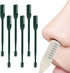 2 in 1 Nasal Hair Cutter, 2025 New Double Sided Nose Hair Knife Nostril Hair Remover Tool, Upgrade Manual 360° Rotating Nose Hair Trimmer with Ear Digger for Men, Women (Green X6)