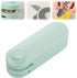 Mini Bag Sealer, 2025 Upgrade Portable Handheld Vacuum Food Sealer Bag Sealing Machine, New 4 In 1 Bag Cutter and Sealer USB Rechargeable Bag Sealer for Plastic Bags Snack Bags (Green)