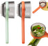 Kitchen Special Fruit Peeler with Box Storage, Upgrade Vegetable Peeler with Catcher Peeler with Storage Bucket, 2026 New Double-Sided Stainless Steel Multi-Function Peelers (Green+Orange)