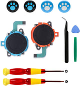Replacement Joysticks Compatible with Nintendo Switch 2 Joycon Controller (2025), Drift Fix Repair Kit Screwdriver Pry Tools Accessories Analog Thumb Stick (Right+Left)
