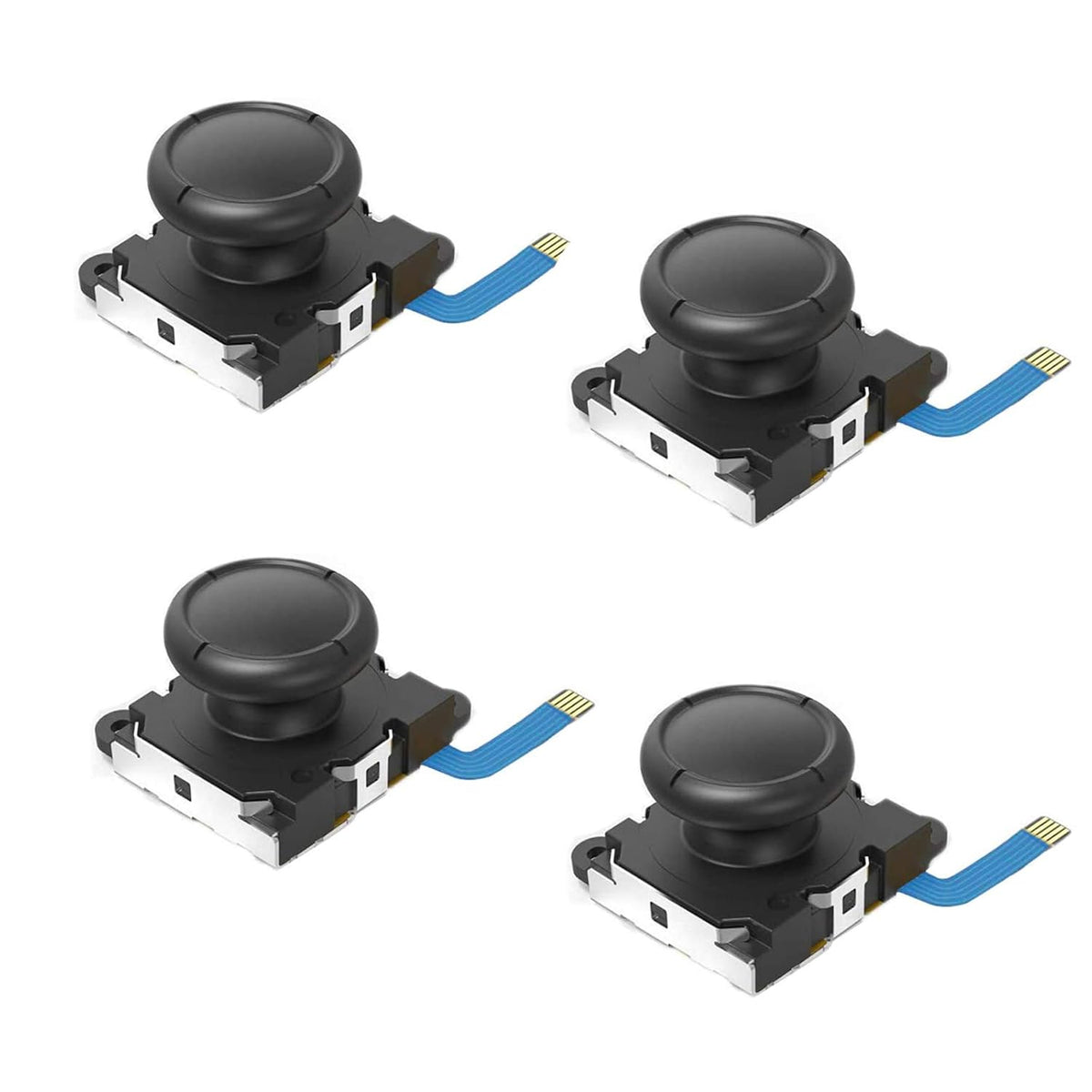 4-Pack Replacement Joycon Joystick Drift Fix Analog Thumb Stick for Nintendo Switch/Switch OLED/Nintendo Switch Lite Joy-Con Controller