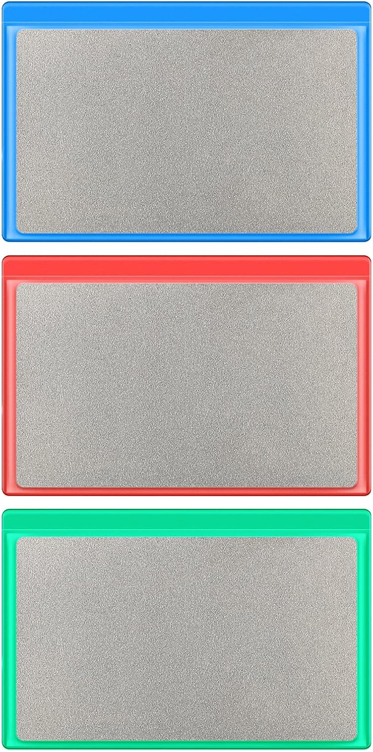 3 Pieces Credit Card Size Sharpening Stone 300# 600# 1000# Credit Card Diamond File Set Card Sized- Extra-Fine, Fine and Coarse Diamond