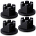 4 Pcs 501110 Rotary Cutter Castle Nut Compatible with King Kutter Rotary Cutter Gearbox 1"-14 Fine Thread