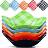 5 Pieces Hot Bowl Holder Microwave Safe Bowl Cozies Multipurpose Heat Proof Plate Holder to Prevent Hand from Heat and Maintain Food Warm (Red, Blue, Green, Yellow, Black)