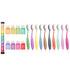 18 Pcs Color Coded Handle Ink Blending Brushes set tool blender for Crafts Card Making