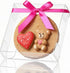 100Pcs Plastic Clear Single Treat Boxes with Full Window - 4x4x1.2inch, Dessert Box for Macarons, Donuts, Parties & Holidays