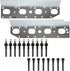 Exhaust Manifold Gasket Set with Bolts and Studs Exhaust Manifold Hardware Gasket Kit Compatible with Ram 5.7l with Bolt Studsv8 2009-2020 1500 2500 3500 Engines(Complete Left + Right)