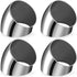 4 Pack OD 3 Inch 45 Degree Bend Tube Exhaust Elbow Pipe, 304 Stainless Steel Mandrel Bend Elbow for Car Modified Exhaust System/Stair Handrail