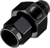 6AN Male Flare to -6 Female Swivel with 1/8" NPT Gauge Port Fuel Pressure Take off Fitting Adapter Aluminum