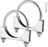 3" Heavy Duty U Bolt Exhaust Clamp, 3 Inch Stainless Steel U Muffler Clamps, Saddle Style, 2PCS
