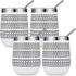4 Pcs 12 oz Funny Message Coffee Mug Birthday White Elephant Gifts Stainless Steel Insulated Tumblers Wine Cup Gag Gift for for Employee Appreciation Coworkers Friends Father (White)