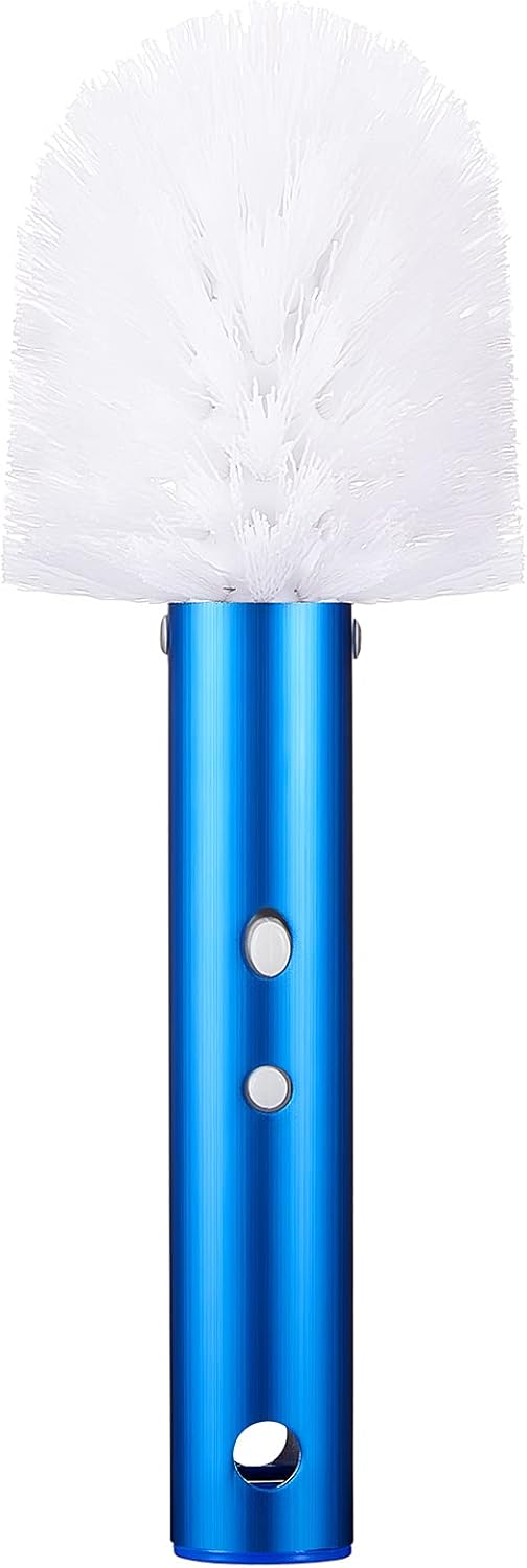 Corner and Step Pool Round Brush, Pool Step and Corner Brush, 180 Degree Rotation Handle Scrub Brush for Inground and Ground Swimming Pool, Spa, Hot Tub, Standard Poles Connection (1 Piece)