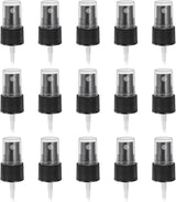 50 Pcs Black Spray Top, 20/410 Fine Mist Sprayer Reusable Replacement Spray Bottle Pump Plastic Top for Cosmetic Perfume and Body Sprays Bottle