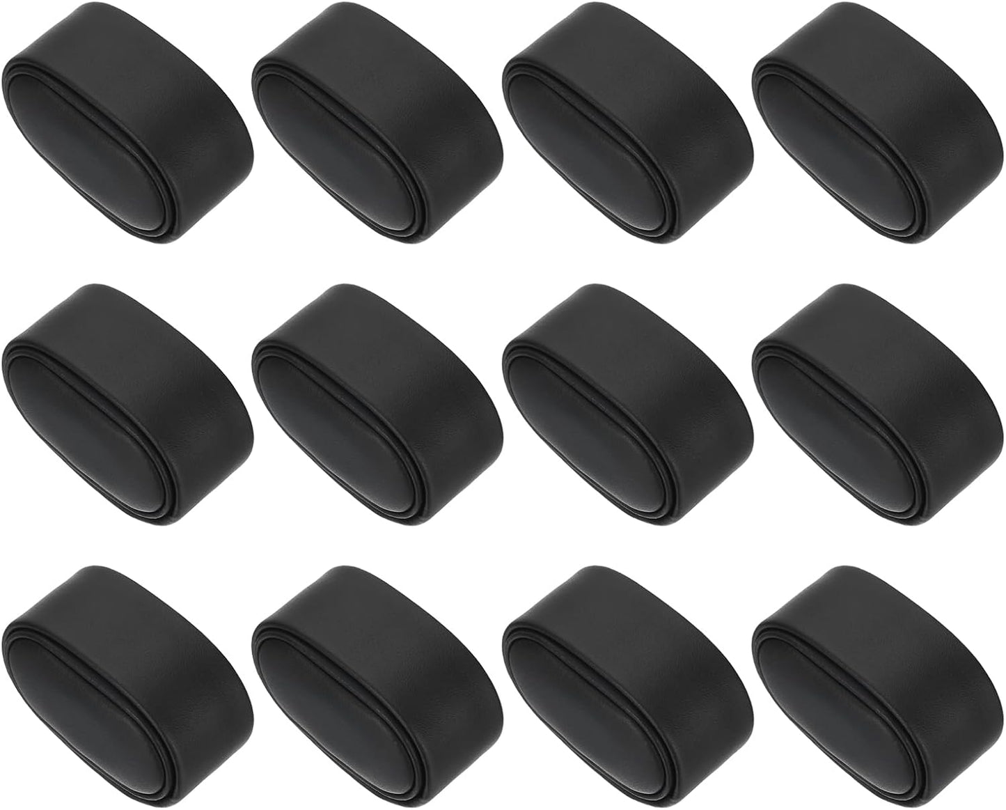 12Pcs Watch Display Pillow, 2.68" x 1.18" x 1.77" Bracelet Watch Pillow PU Leather Watch Pillow for Watch Box Bangle Cushions Display Storage, Black