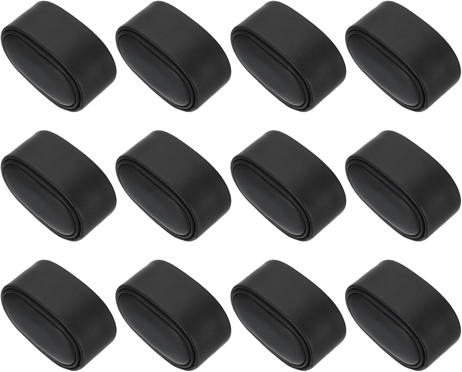 12Pcs Watch Display Pillow, 2.68" x 1.18" x 1.77" Bracelet Watch Pillow PU Leather Watch Pillow for Watch Box Bangle Cushions Display Storage, Black