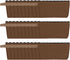 Canvas Makeup Bags, 30 Pcs Travel Cosmetic Bags Bulk, Multipurpose Plain Toiletry Zipper Pouches Blank DIY Craft Bags Pencil Bag for Women Teens, Brown