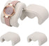 4pcs Watch Case Pillows, M Shaped Watch Display Pillow Velvet Watch Cushion Replacement for Watch Bracelet Display Storage Beige
