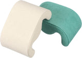 2pcs Watch Case Pillows, m Shaped Watch Display Pillow Velvet Watch Cushion Replacement for Watch Bracelet Display Storage Beige Green